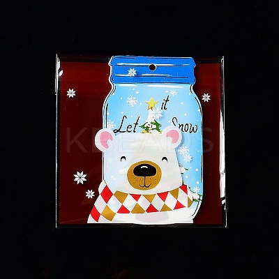 Christmas Theme Plastic Bakeware Bag ABAG-F007-04A-1