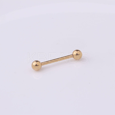 316 Surgical Stainless Steel Tongue Rings WGF0CE1-07-1