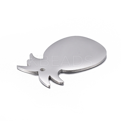 Non-Tarnish 304 Stainless Steel Pendants STAS-F254-04A-P-1