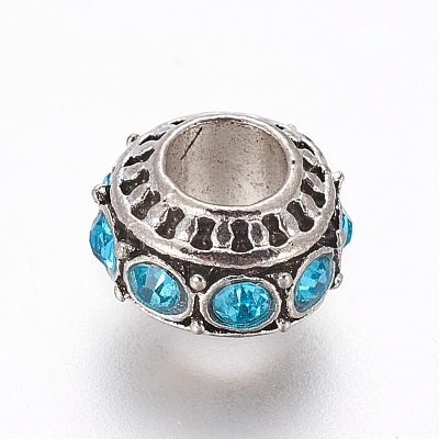Tibetan Style Alloy European Beads PALLOY-F224-16AS-1