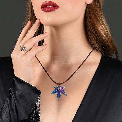 20Pcs 10 Style Rainbow Color Alloy Pendants PALLOY-SZ0001-31-1