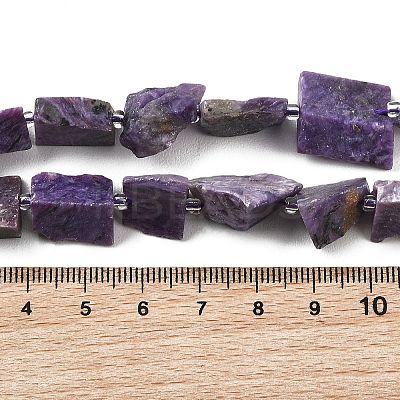 Natural Charoite Beads Strands G-D101-B17-1