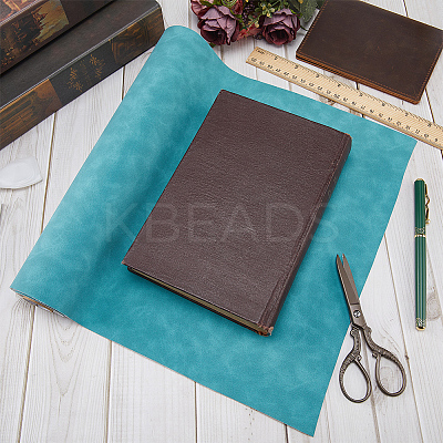 Frosted PU Leather Fabric DIY-WH0622-061E-1