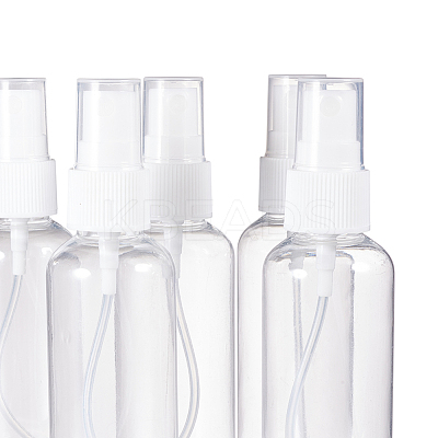 60ml Transparent PET Plastic Refillable Spray Bottle MRMJ-BC0001-51-1