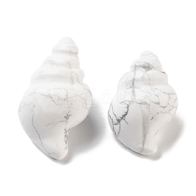 Natural Howlite Carved Figurines DJEW-L023-H17-1