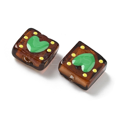 Handmade Lampwork Enamel Beads LAMP-G147-02D-1