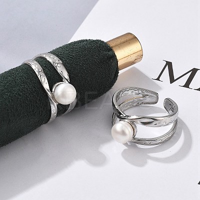 304 Stainless Steel Cuff Rings RJEW-S396-03P-1