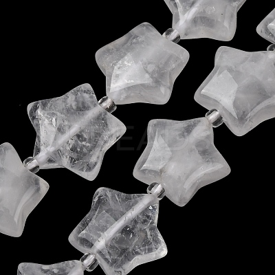 Natural Quartz Crystal Beads Strands G-K359-E21-1