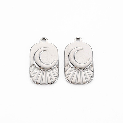 Non-Tarnish 201 Stainless Steel Pendants STAS-S119-155P-1