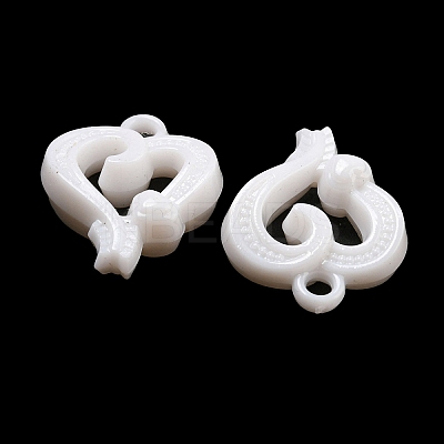 Valentine's Day Opaque Acrylic Pendants SACR-L007-042D-1
