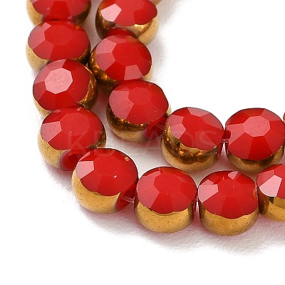 Electroplate Glass Beads Strands EGLA-A040-01A-1