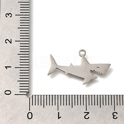 201 Stainless Steel Pendants STAS-R136-03P-1