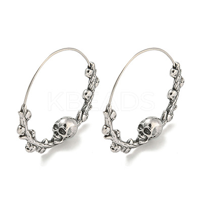 316 Surgical Stainless Steel Hoop Earrings for Women and Men EJEW-D096-22D-AS-1