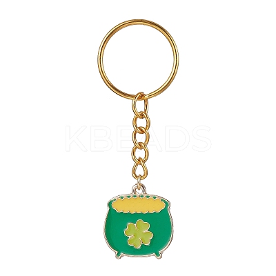 Alloy Enamel Pendant Keychain KEYC-JKC00622-03-1