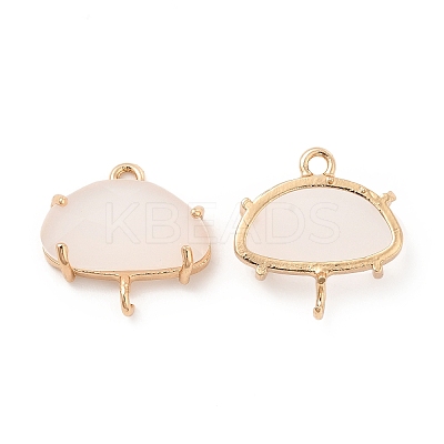 K9 Glass Connector Charms KK-E071-24KCG-03-1