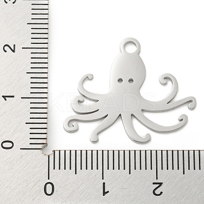 Non-Tarnish 304 Stainless Steel Pendants STAS-B056-10P-01-1