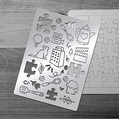 Stainless Steel Cutting Dies Stencils DIY-WH0289-049-1
