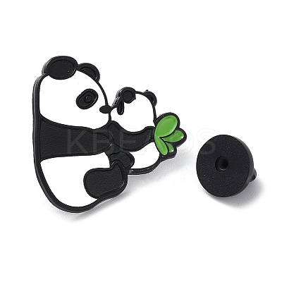Mother and Son Panda Enamel Pin JEWB-A019-01C-1