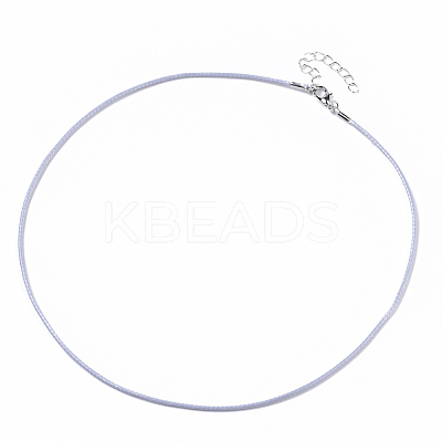 Waxed Cotton Cord Necklace Making MAK-S032-1.5mm-B17-1