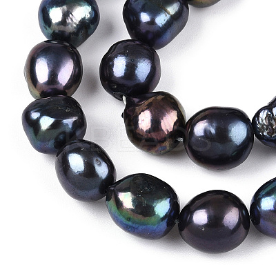 Natural Cultured Freshwater Pearl Beads Strands PEAR-N014-10C-1