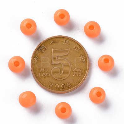 Opaque Acrylic Beads X-MACR-S370-C6mm-A11-1