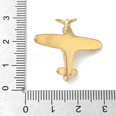 304 Stainless Steel with Dyed Synthetic Turquoise Plane Pendants LS-STAS-G374-03G-1