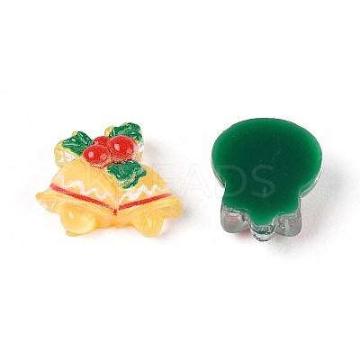 Christmas Theme Opaque Resin Cabochons CRES-T025-21-1