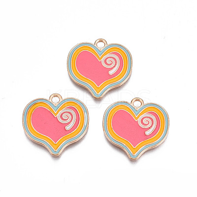 Alloy Enamel Pendants ENAM-S115-176-1