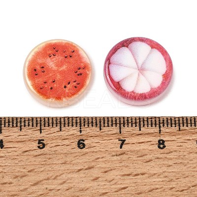 Printed Opaque Acrylic Beads AC-CBAA127-01-1