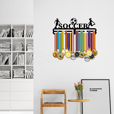 Fashion Iron Medal Hanger Holder Display Wall Rack ODIS-WH0021-087-1