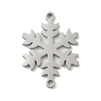 Non-Tarnish 304 Stainless Steel Connector Charms STAS-P344-03P-1