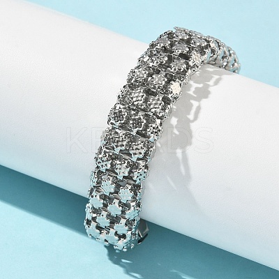 304 Stainless Steel Link Chain Bracelets for Women BJEW-D344-01P-1
