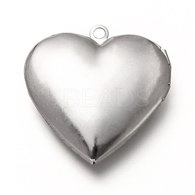 Tarnish Resistant 316 Stainless Steel Locket Pendants X-STAS-P268-08P-1