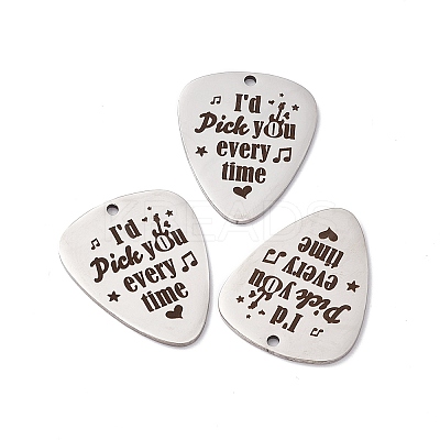 Non-Tarnish 201 Stainless Steel Pendants STAS-J401-LD015-1
