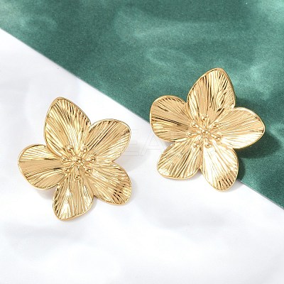 Non-Tarnish 304 Stainless Steel Stud Earrings X-STAS-L024-004G-02-1