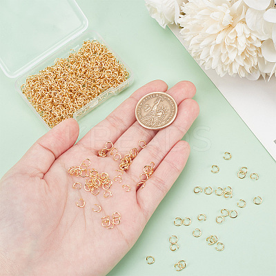 1000Pcs 304 Stainless Steel Open Jump Rings STAS-AR0002-03-1
