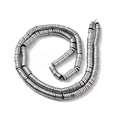 Non-magnetic Synthetic Hematite Beads Strands G-K011-4x1mm-02-1