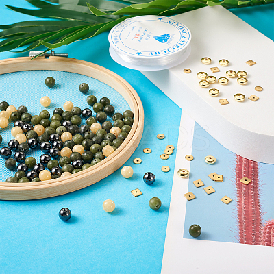DIY Gemstone Bracelet Making Kit DIY-CF0001-19-1