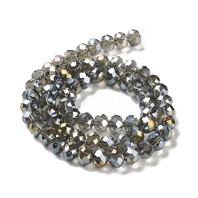 Electroplate Glass Beads Strands EGLA-A044-T3mm-B16-1