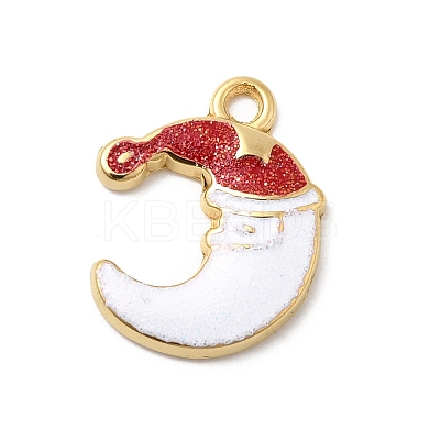 304 Stainless Steel Enamel Pendants STAS-P427-05A-G-1