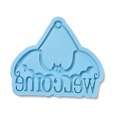 Bat with Word Welcome Pendant Silicone Molds LS-DIY-F109-05-1