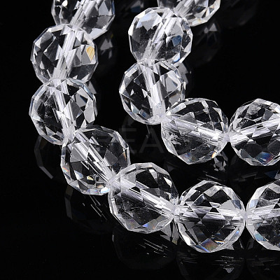 Natural Quartz Crystal Beads Strands G-S345-8mm-35-1