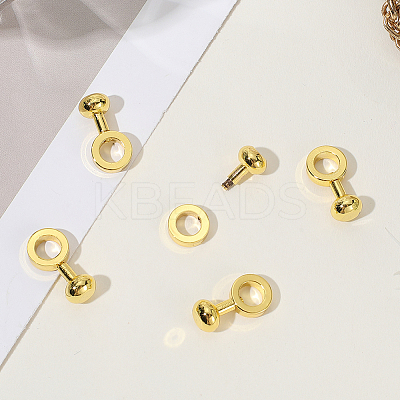 5Pcs Brass Zipper Insert Buckles FIND-SP0004-11G-1