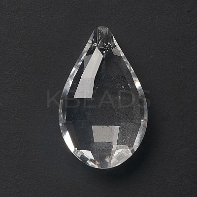 Transparent Glass Pendants GLAA-F118-03-1