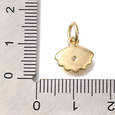 Brass Micro Pave Cubic Zirconia Pendants KK-Q001-13G-02-1
