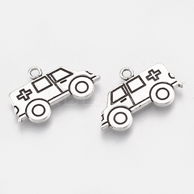 Tibetan Style Alloy Pendants X-TIBEP-T052-04AS-RS-1