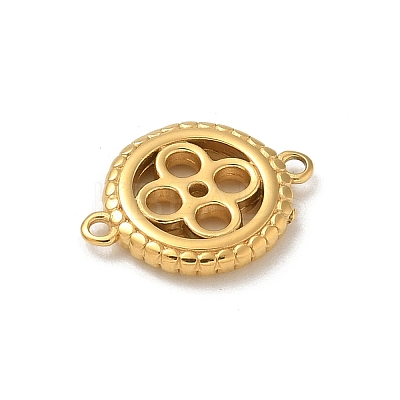 Ion Plating(IP) 304 Stainless Steel Wheel Connector Charms STAS-G351-09G-1