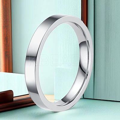 Non-Tarnish Stainless Steel Plain Band Rings LS-FS-WG75602-116-1