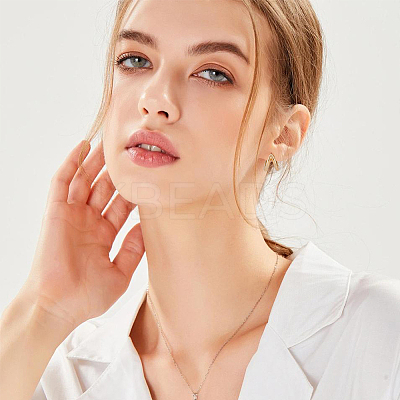 16Pcs 8 Style Ring & Rectangle & Twist Alloy & Brass Hoop Earrings Sets EJEW-FI0001-41-1