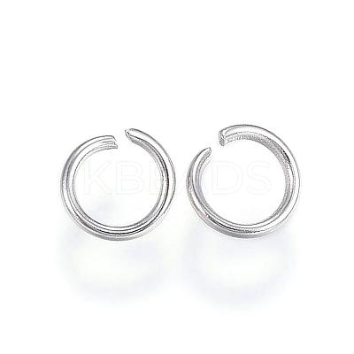 Tarnish Resistant 304 Stainless Steel Open Jump Rings STAS-F110-09P-1